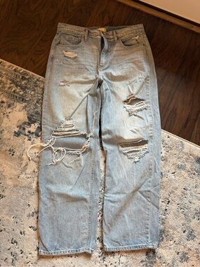 Altar'd State Light Blue Distressed Jeans
